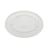PACTIV EVERGREEN CORPORATION YLP20CNH EarthChoice Strawless RPET Lid, Flat Lid, Fits 9 oz to 20 oz "A" Cups, Clear 1,020/Carton