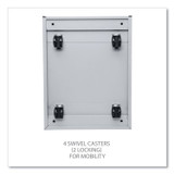 ALERA PBFFLG File Pedestal with Full-Length Pull, Left or Right, 2 Legal/Letter-Size File Drawers, Light Gray, 14.96" x 19.29" x 27.75"