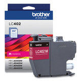 BROTHER INTL. CORP. LC402MS LC402MS Ink, 550 Page-Yield, Magenta