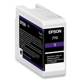 EPSON AMERICA, INC. T770020 T770020 (T770) UltraChrome PRO10 Ink, 25 mL, Violet