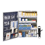 FIRST AID ONLY, INC. 91341 150 Person ANSI B 4 Shelf Cabinet, 1,462 Pieces, Metal Case