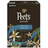 PEETS Peet's Coffee & Tea® 2708 Vanilla K-Cups, 0.33 oz K-Cup, 22/Box