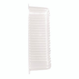 HFA INC 321HDL High Dome Lid for Aluminum Steam Table Pans, Fits Half-Size High Dome Pan, 10.75 x 13.12, 100/Carton