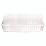 HFA INC 6091S-250 Handi-Lock Single Compartment Food Container, 46 oz, 8 x 3 x 8.87, Clear, Plastic, 250/Carton