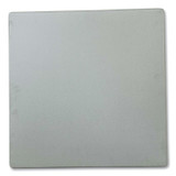 JMC FURNITURE 106C32322 Topalit Tables, Square, 32 x 32 x 29, Silver Top, Black Aluminum Base/Legs