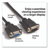 NXT TECHNOLOGIES 24400044 VGA/SVGA Extension Cable, 10 ft, Black