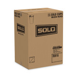 DART SOLO® RW16SYM Symphony Treated-Paper Cold Cups, 16 oz, White/Beige/Red, 50/Bag, 20 Bags/Carton