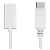 NXT TECHNOLOGIES 24400011 DisplayPort to HDMI Adapter, 6", White