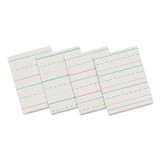 PACON CORPORATION ZP2612 Multi-Program Handwriting Paper, 30 lb Bond Weight, 1/2" Long Rule, Two-Sided, 8 x 10.5, 500/Pack