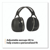 3M/COMMERCIAL TAPE DIV. X5A PELTOR X Series Earmuffs, Model X5A, 31 dB NRR, Black