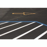 RUST-OLEUM CORPORATION 2395000CT Professional Striping Machine, Accommodates Up to 13 Standard Inverted Striping Paint Spray Cans, Yellow