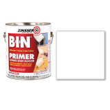 RUST-OLEUM CORPORATION Zinsser® 320991CT BIN Shellac-Base Interior and Spot Exterior Primer, Flat White, 1 gal Bucket/Pail, 2/Carton