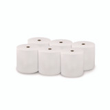 SOLARIS PAPER LoCor® 46902 Hard Wound Roll Towel. 1-Ply, 7” x 1,000 ft, White, 6 Rolls/Carton