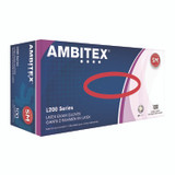 TRADEX INTERNATIONAL AMBITEX® LSM200 L200 Series Powder-Free Latex Gloves, 5 mil, Small, Cream, 100/Box