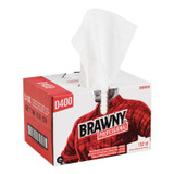 GEORGIA PACIFIC Brawny® Professional 200-80/03 Premium DRC Wipers, Paper, 1-Ply, 12.5 x 16.75, White, 152/Box