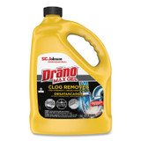 SC JOHNSON Drano® 696642 Max Gel Clog Remover, Bleach Scent, 128 oz Bottle, 4/Carton