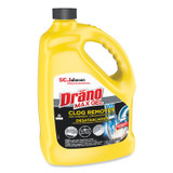 SC JOHNSON Drano® 696642 Max Gel Clog Remover, Bleach Scent, 128 oz Bottle, 4/Carton