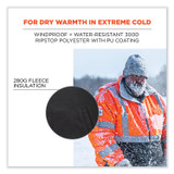 TENACIOUS HOLDINGS, INC. ergodyne® 25593 GloWear 8381 Class 3 Hi-Vis 4-in-1 Quilted Bomber Jacket, Lime, Medium