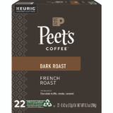 PEETS Peet's Coffee & Tea® 6545 French Roast Coffee K-Cups, 22/Box