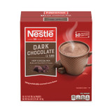NESTLE Nestlé® 70060CT Hot Cocoa Mix, Dark Chocolate, 0.71 Packets, 50 Packets/Box, 6 Boxes/Carton