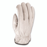 PROTECTIVE INDUSTRIAL PRODUCTS INC PIP 70361L Top-Grain Pigskin Leather Drivers Gloves, Gunn Cut, Keystone Thumb, Large, Gray, Pair