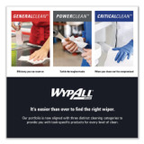 KIMBERLY-CLARK PROFESSIONAL WypAll® 41041 Power Clean X80 Heavy Duty Cloths, 11.1 x 16.8, Blue, 152 Wipers/Carton