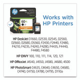 HP INC CC641WN HP 60XL, (CC641WN) High-Yield Black Original Ink Cartridge