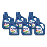PUREX 04784CT Liquid Laundry Detergent, Mountain Breeze, 50 oz Bottle, 6/Carton
