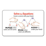TREND ENTERPRISES, INC. T1671 Three-Corner Flash Cards, Multiplication and Division 1 to 12, Grades 4 to 6, 5.5" x 5.5", 48/Set