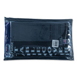 TABLEMATE PRODUCTS, CO. 549BK Table Set Rectangular Table Covers, Heavyweight Plastic, 54" x 108", Black, 6/Pack