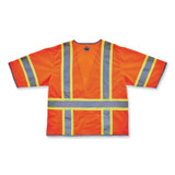 TENACIOUS HOLDINGS, INC. ergodyne® 24157 GloWear 8346Z Class 3 Two-Tone Hi-Vis Surveyor Zipper Vest, 2X-Large/3X-Large, Orange