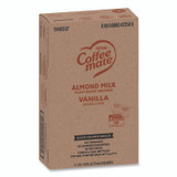 NESTLE Coffee mate® 42258CT Plant-Based Almond Milk Non-Dairy Liquid Creamer Singles, Natural Vanilla, 0.38 oz Mini Cups, 200/Carton
