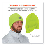 TENACIOUS HOLDINGS, INC. ergodyne® 16806 N-Ferno 6806 Cuffed Rib Knit Winter Hat, One Size Fits Most, Lime