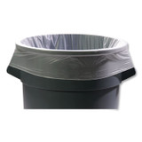 HERITAGE AccuFit® H7450TCRC1 Linear Low Density Can Liners with AccuFit Sizing, 44 gal, 0.9 mil, 37" x 50", Clear, 50/Box