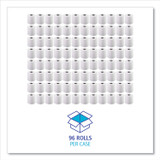 BOARDWALK 6155B Two-Ply Toilet Tissue, Septic Safe, White, 4.5 x 4.5, 500 Sheets/Roll, 96 Rolls/Carton