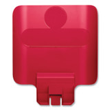 RUBBERMAID COMMERCIAL PROD. 2007905 Slim Jim Recycling Station Billboard, , Plastic, Red