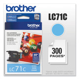 BROTHER INTL. CORP. LC71C LC71C Innobella Ink, 300 Page-Yield, Cyan