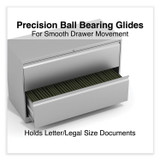 ALERA HLF4229LG Lateral File, 2 Legal/Letter-Size File Drawers, Light Gray, 42" x 18.63" x 28"
