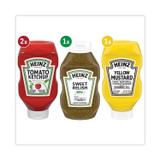 KRAFT FOODS, INC Heinz 22000444 Ketchup, Mustard and Relish Picnic Pack, 2 Ketchup, Mustard, Relish, 4 Bottles/Carton