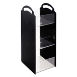 ADVANTUS CORPORATION Vertiflex® Commercial Grade VFCT18 Compact Condiment Organizer, 6 Compartments, 6.13 x 8 x 18, Black