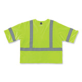 TENACIOUS HOLDINGS, INC. ergodyne® 22219 GloWear 8356FRHL Class 3 FR Hook and Loop Safety Vest with Sleeves, Modacrylic, 4X-Large/5X-Large, Lime