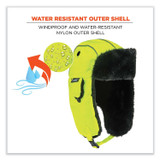 TENACIOUS HOLDINGS, INC. ergodyne® 16853 N-Ferno 6802 Classic Trapper Hat, Small/Medium, Lime