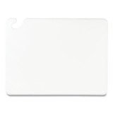CFS BRANDS San Jamar® CB152012WH Cut-N-Carry Color Cutting Boards, Plastic, 20 x 15 x 0.5, White