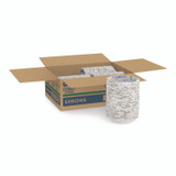 GEORGIA PACIFIC Dixie® SXB12WS Pathways with Soak Proof Shield Heavyweight Paper Bowls, WiseSize, 12 oz, Green/Burgundy, 125/Pack, 4 Packs/Carton