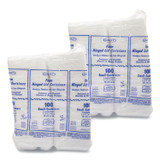 DART 80HT3R Foam Hinged Lid Containers, 3 Compartments, 7.5 x 8 x 2.3, White, 200/Carton