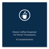 LAVAZZA FLAVIA® 25200000 Small Merchandiser, 8 Compartments, 13.6 x 13 x 4.4, Black