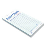 AMERCAREROYAL GC7000-2 Guest Check Pad, 17 Lines, Two-Part Carbonless, 3.6 x 6.7, 50 Forms/Pad, 50 Pads/Carton
