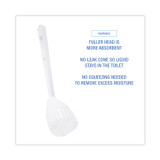 BOARDWALK 00170 Cone Bowl Mop, 10" Handle, 2" Mop Head, White, 25/Carton