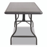 ICEBERG ENTERPRISES 65237 IndestrucTable Industrial Folding Table, Rectangular, 96" x 30" x 29", Charcoal