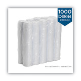 GEORGIA PACIFIC Dixie® D9542 Dome Drink-Thru Lids, Fits 10 oz to 16 oz Paper Hot Cups, White, 1,000/Carton